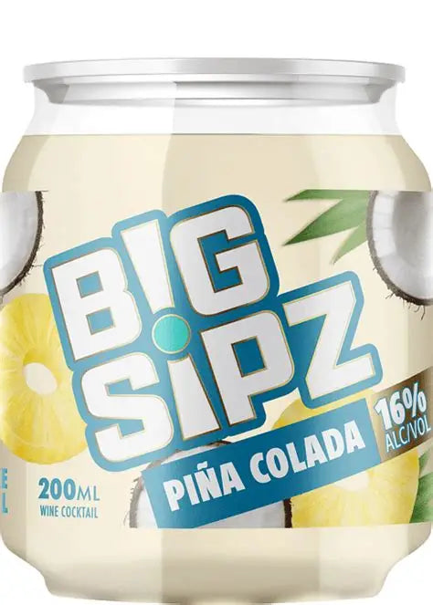 BIG SIPZ PINA COLADA (24X200MLS)