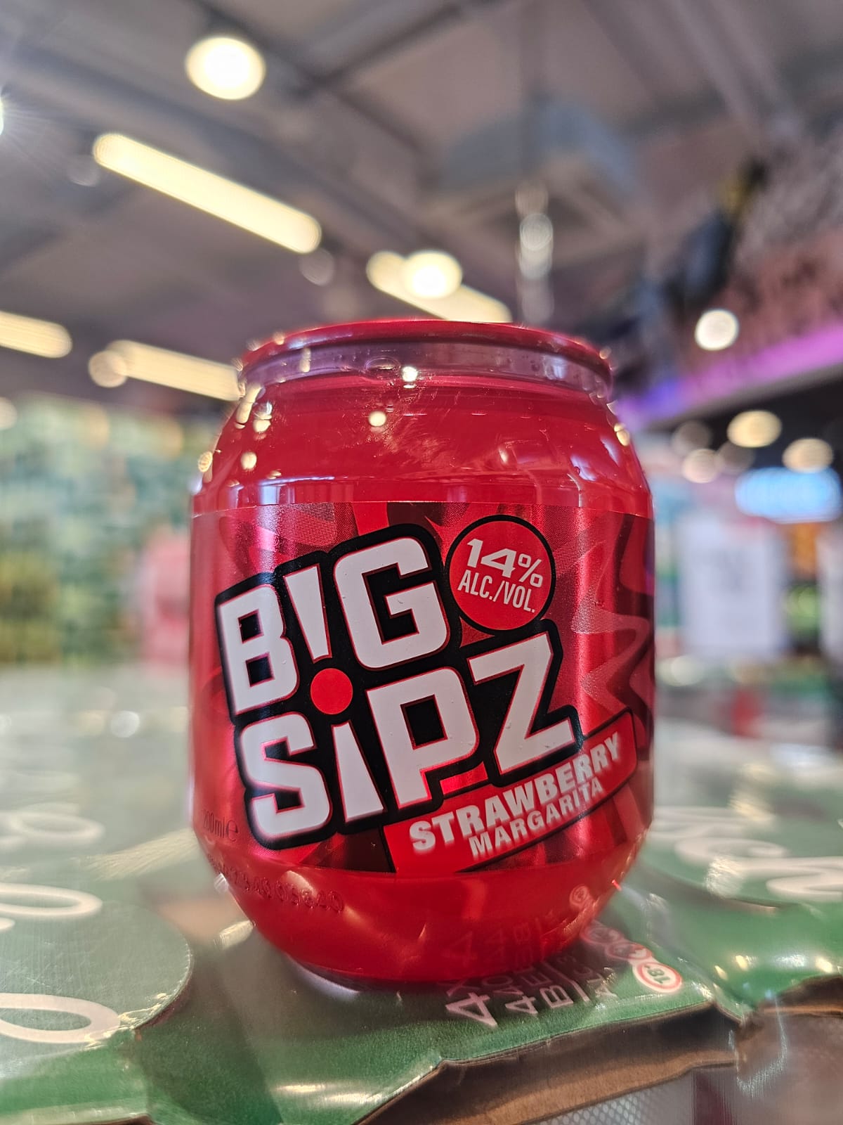 BIG SIPZ STRAWBERRY MARGARITA 24X200MLS