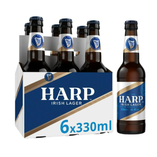 HARP LARGER 6PK 330MLS