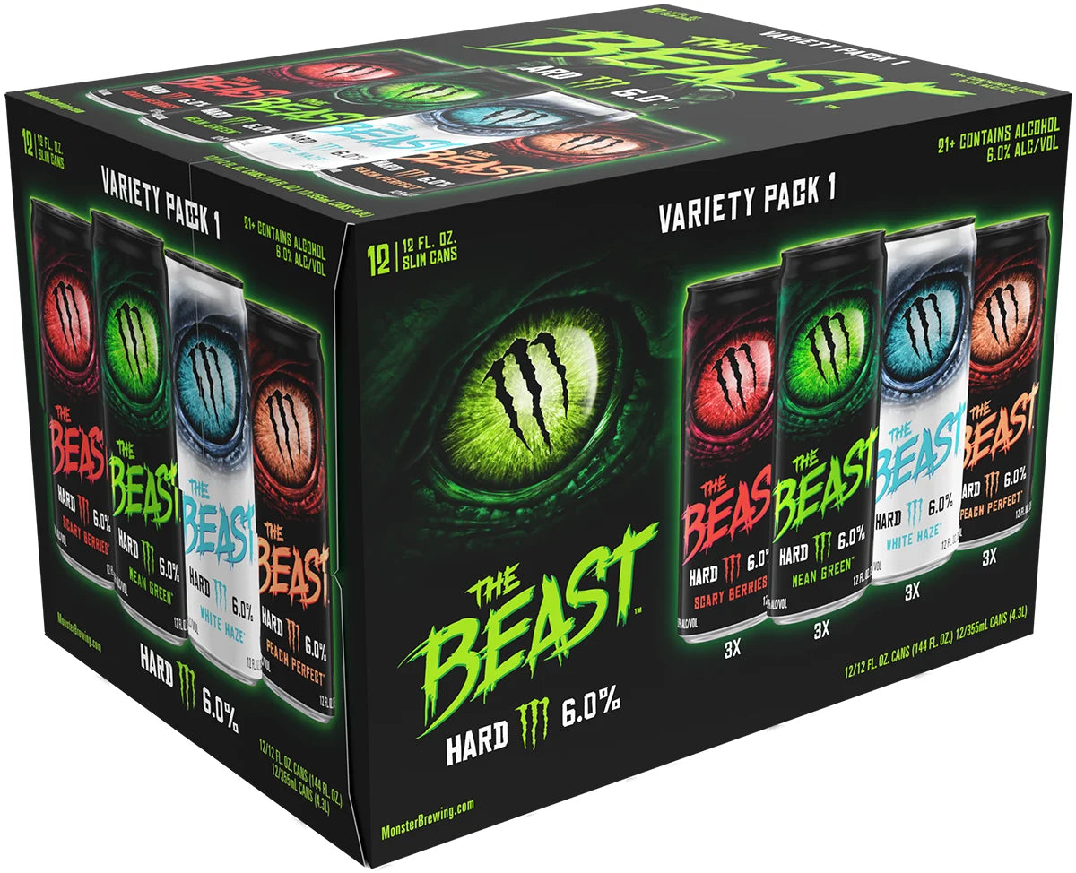 MONSTER THE BEAST VARITEY PACK 1 (12X335MLS) – The Alcohol Company