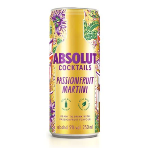 ABSOLUT PASSIONFRUIT 250MLS