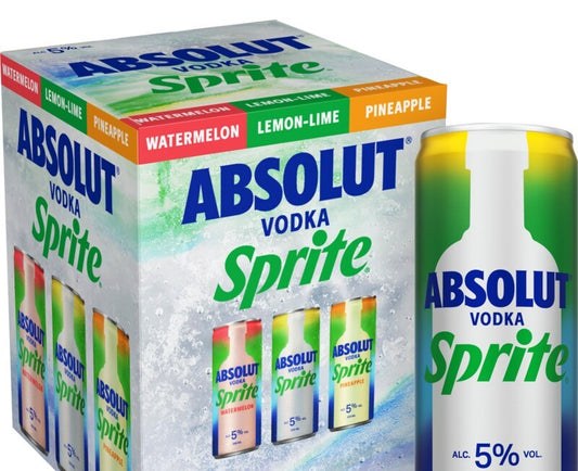 ABSOULTE SPRITE VAREITY 6PK