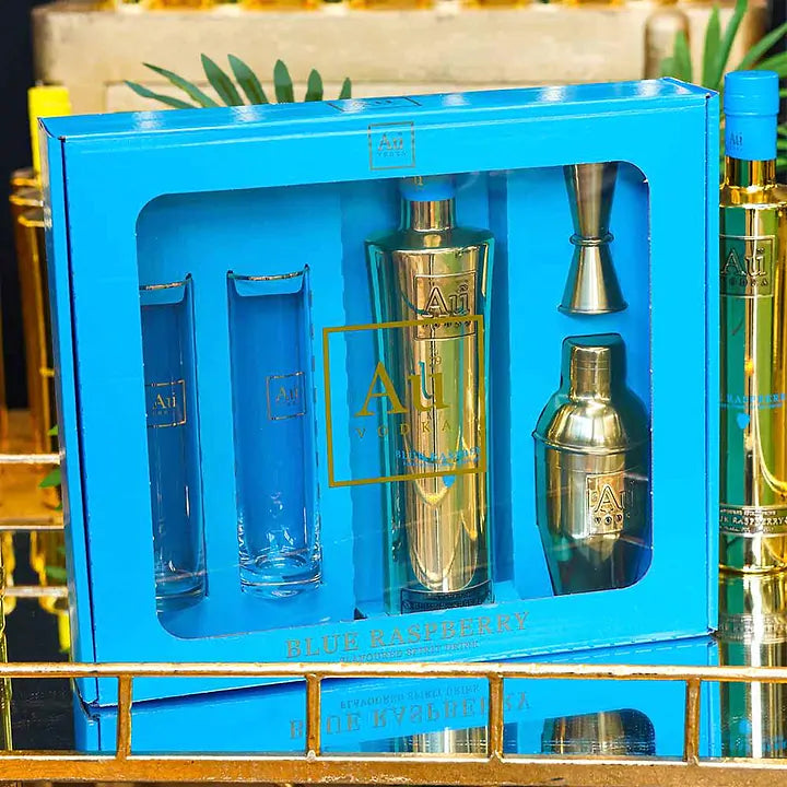 AU BLUE RASPBERRY COCKTAIL GIFT SET