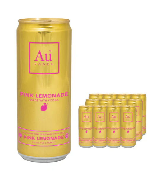 AU VODA SODA PINK LEMONADE (12X330MLS)