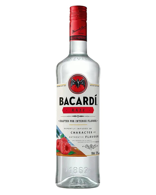 BACARDI RASPBERRY RUM SPIRIT DRINK, 70 CL