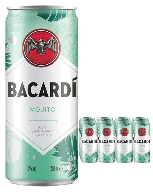 BACARDI CAN 250MLS