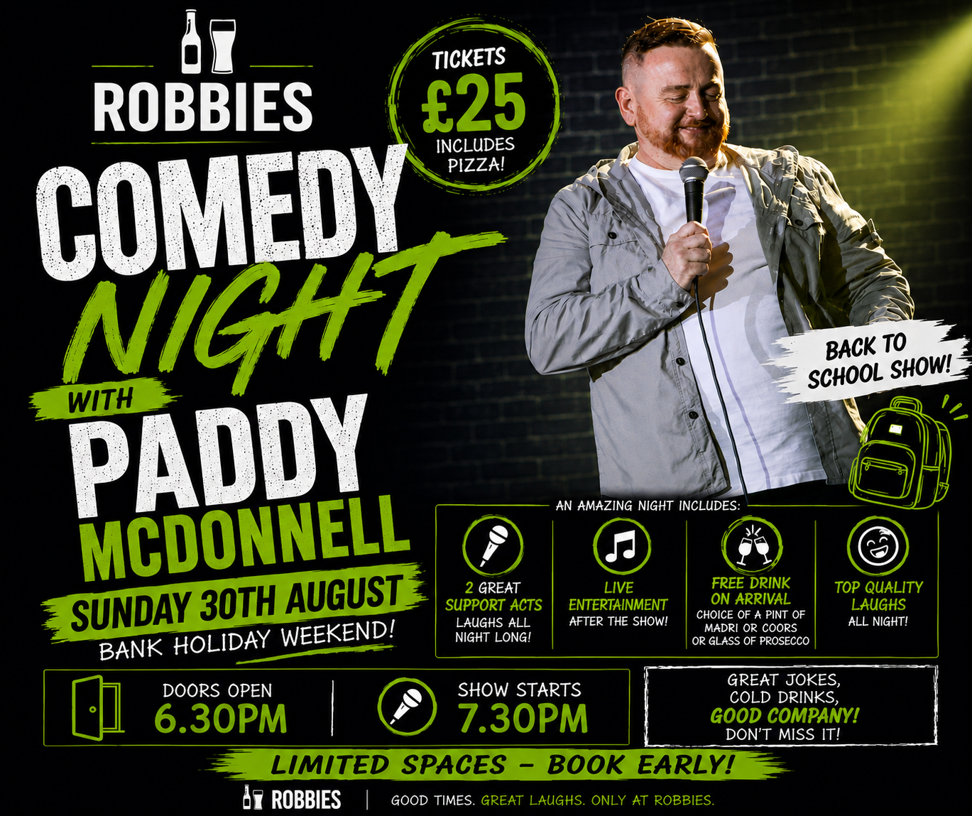 Paddy McDonnell 30th August