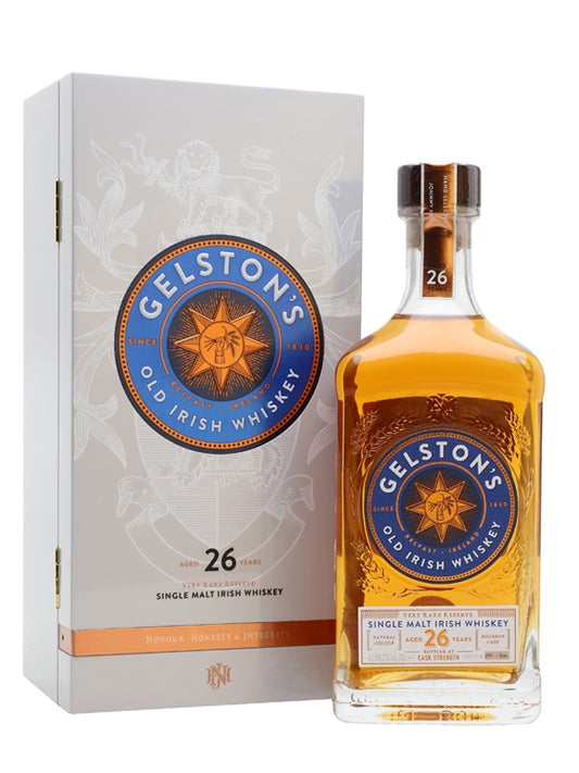 GELSTON'S 26 YEAR OLD WHISKEY