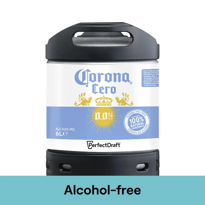 PerfectDraft Corona Cero (0.0% abv) 6L Keg