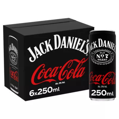 JACK DANIELS & COCA COLA 6PK
