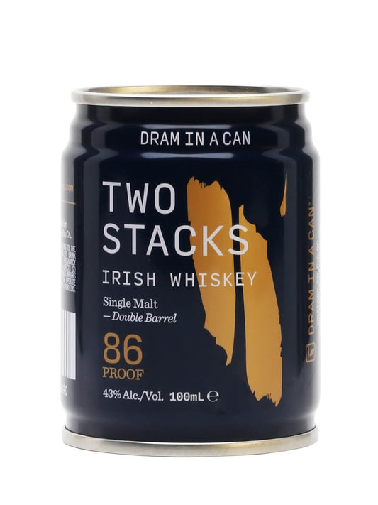 Two Stacks Dram in a Can Single Malt Double Barrel