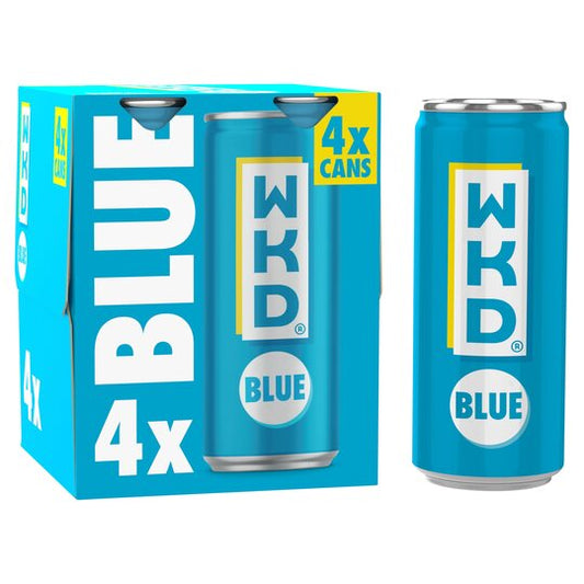WKD BLUE CAN 4PK
