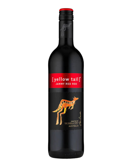 Red Roo Aussie YELLOW TAIL JAMMY RED ROO, 75 CL – The Alcohol Company
