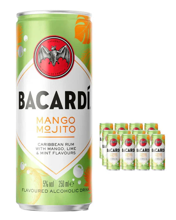 BACARDI CAN 250MLS