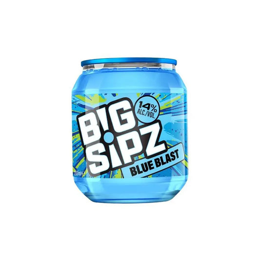 BIG SIPZ BLUE RAZZ 24X200MLS