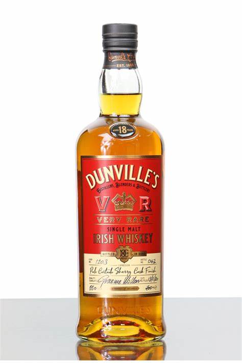 DUNVILLE'S 18 YEAR VERY RARE WHISKEY
